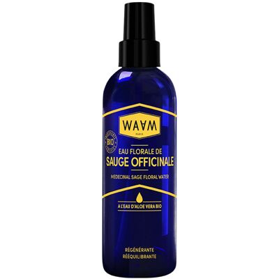 WAAM Cosmetics – Officinale Salbeiblütenwasser – Ausgleichend und regenerierend – 200 ml