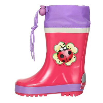 Lucky Beetle rubber boots - pink