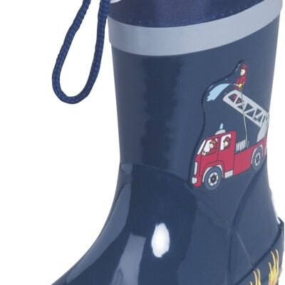 Bottes en caoutchouc marine des pompiers