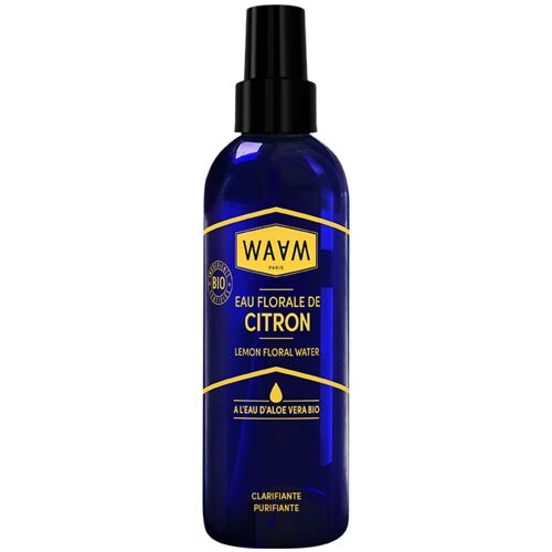 WAAM Cosmetics – Eau Florale de Citron BIO – Clarifiante et Purifiante – 200ml