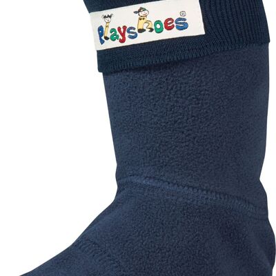 Fleece-Stiefel-Socke -marine
