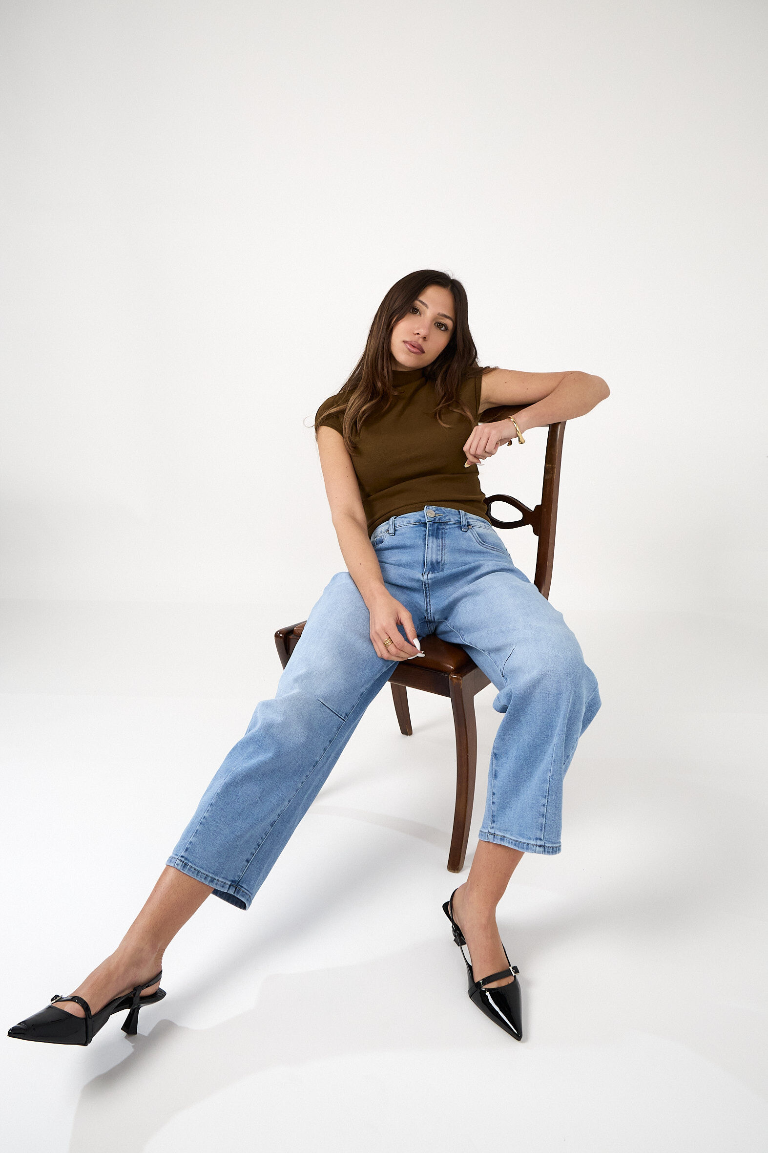 Jeans Barrel "Livia" (Cropped) - Ana & Lucy