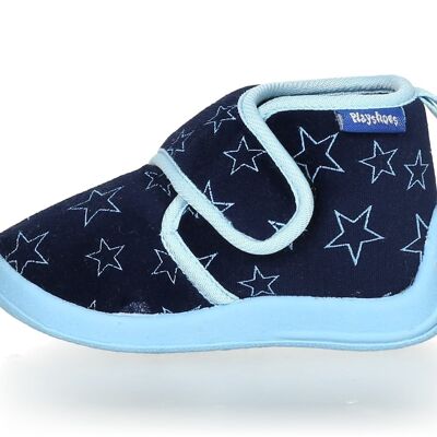 Slipper pastel -navy