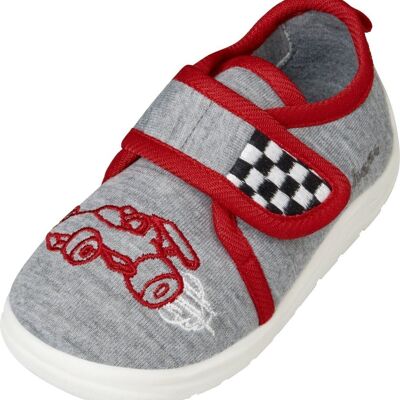 Zapatilla coche de carreras -gris