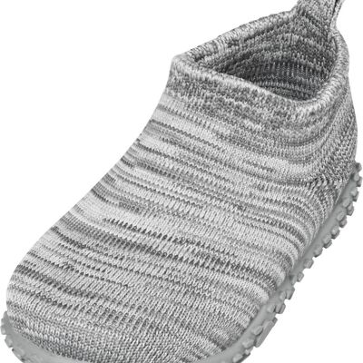 Pantofola in maglia - grigia