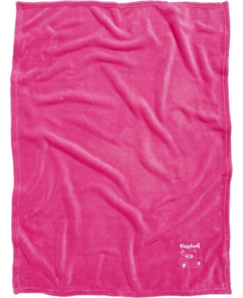 Couverture polaire ours -rose 100x150 2