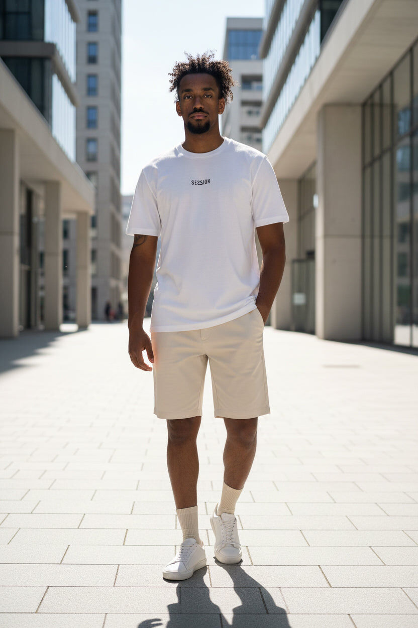 T-shirt with micro logo