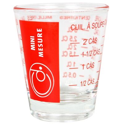 WAAM Cosmetics – Mini glass measure 5 to 35ml