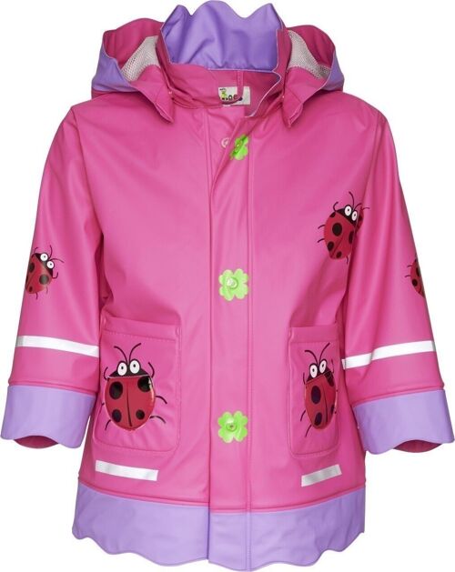 Regen-Mantel Glückskäfer -pink
