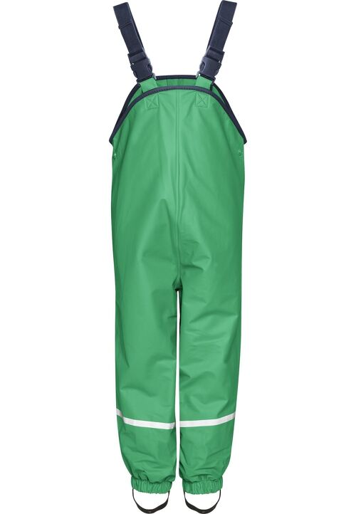 Fleece-Trägerhose -grün