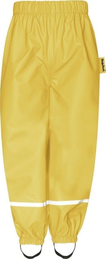 Pantalon de pluie polaire - jaune 1