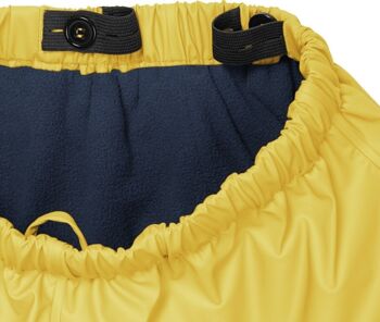 Pantalon de pluie polaire - jaune 4