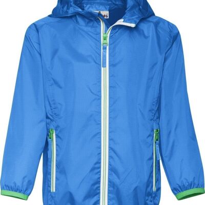 Regenjacke faltbar -blau