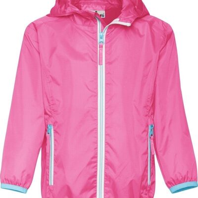Rain jacket foldable -pink