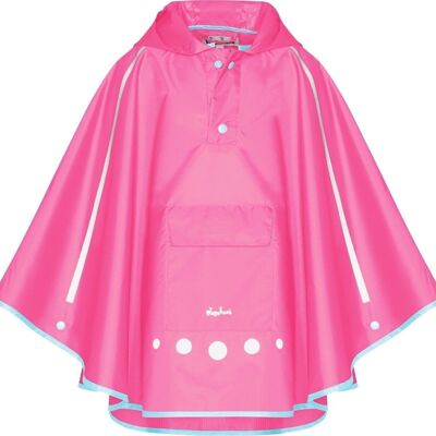 Poncho de pluie pliable - rose