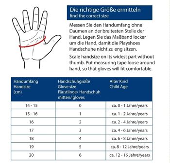 Gant de boue avec doublure polaire - marine 5