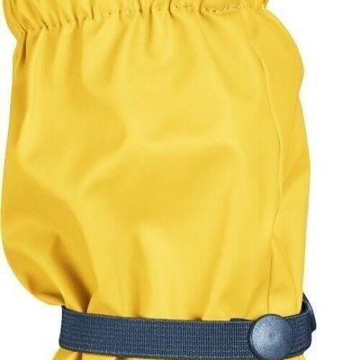 Mud glove with fleece lining - yellow
