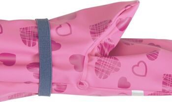 Gants boue avec doublure polaire coeurs -rose 5