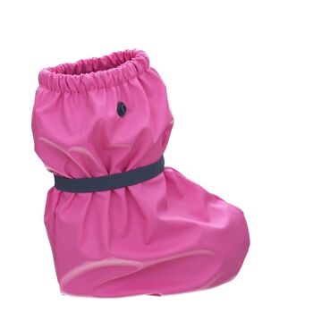 Bottes de pluie doublées polaire - rose 2