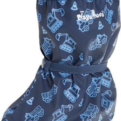 Rainboots with fleece lining construction site -marine