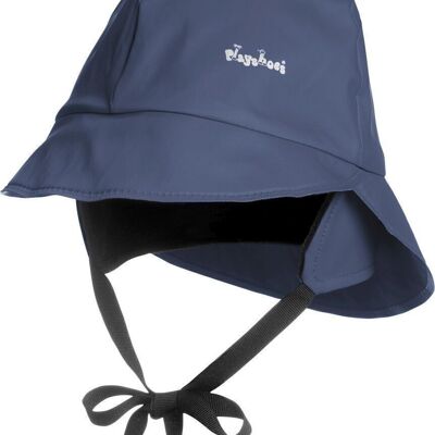 Rain hat, fleece lining -navy