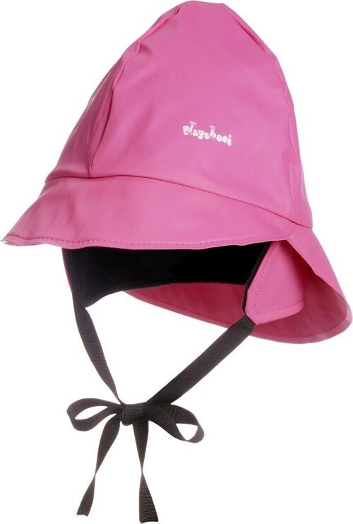 Regenmütze, Fleecefutter -pink