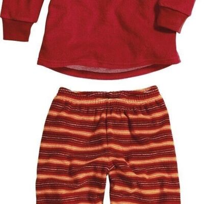 Pajamas terry cloth cats -red