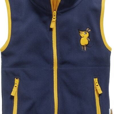 Gilet in pile DIE MAUS -navy