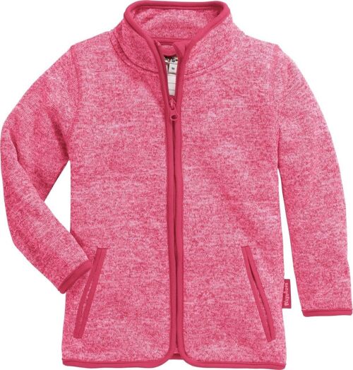 Strickfleece-Jacke -pink