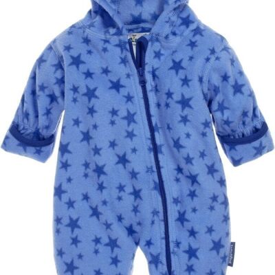 Fleece jumpsuit stars -blue