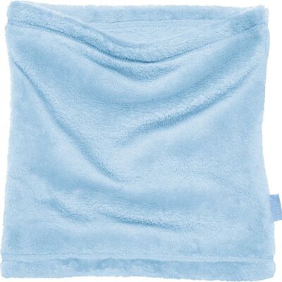 Cuddly fleece tube scarf - bleu