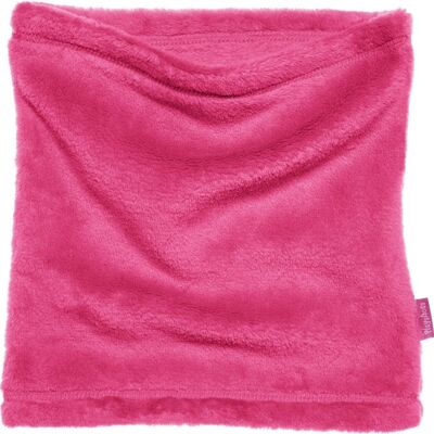 Cuddly fleece tube scarf -pink