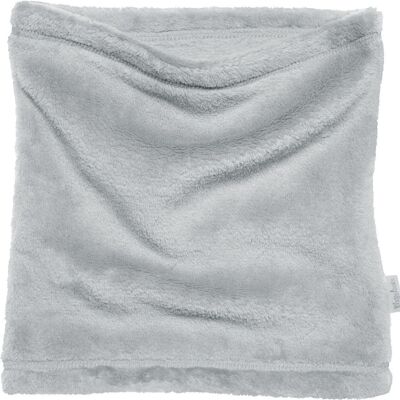 Cuddly fleece tube scarf - grey