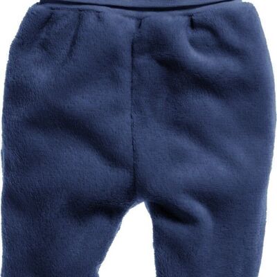 Pantaloni morbidi in pile - blu scuro