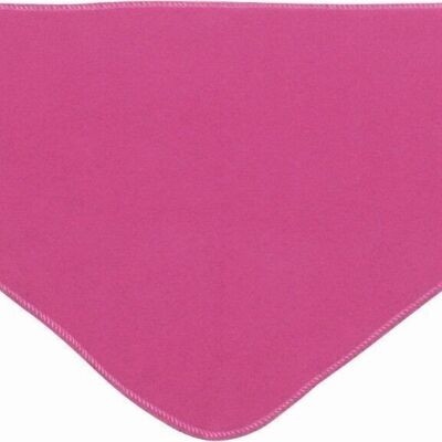 Fleece triangular scarf -pink