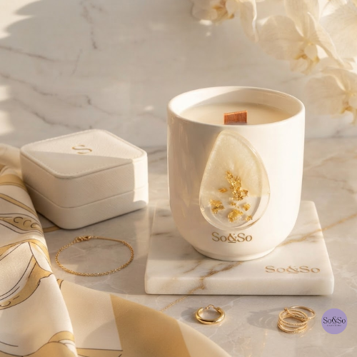 Scented Designer Candle - Moonlight
