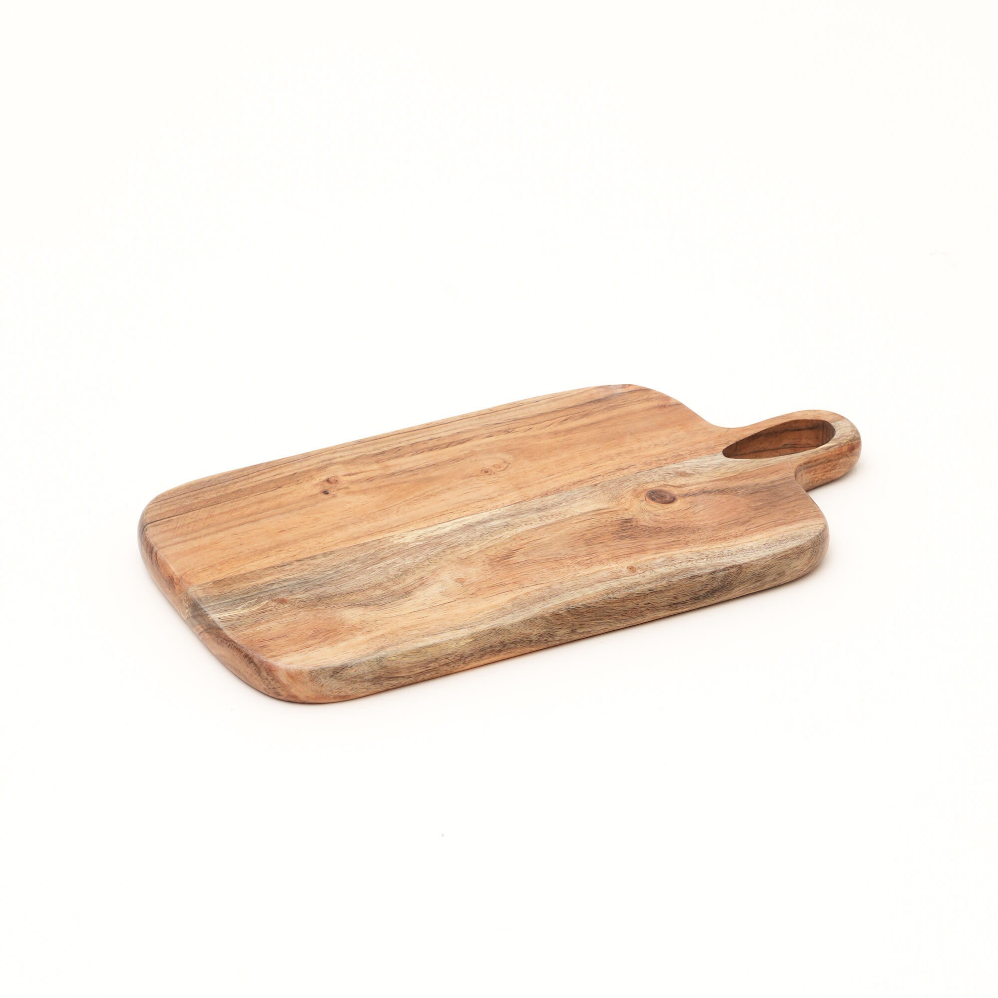Loop Grid Chopping Board in Natural Acacia Wood 20x40 cm