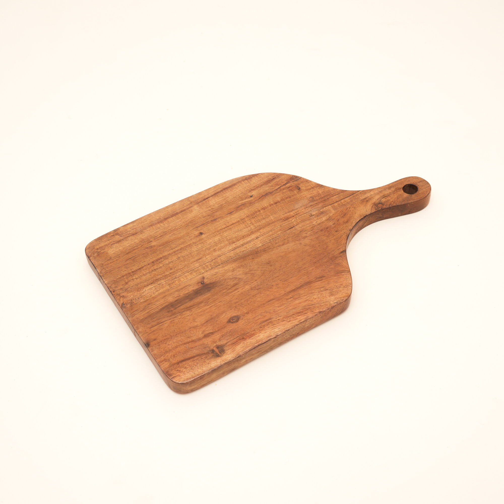 Solid Acacia Wood Chopping Board with Handle 24x40cm