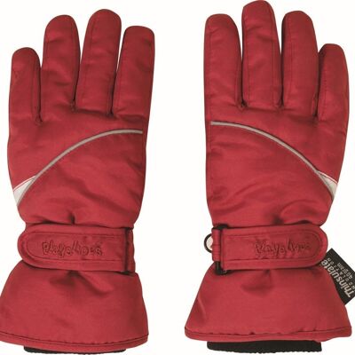 finger glove -red