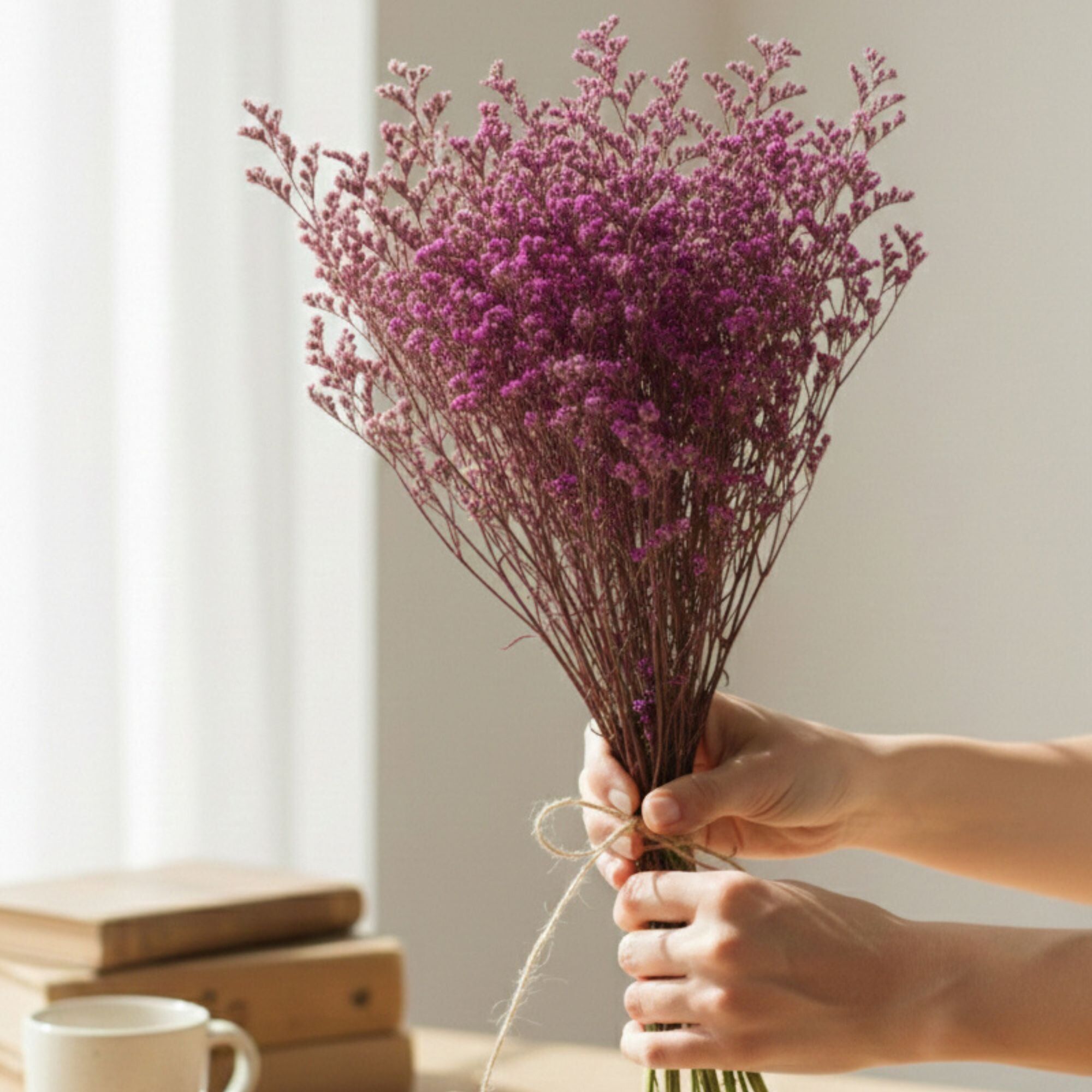 120g Natural Dried Flower Bouquet (Colours Available)