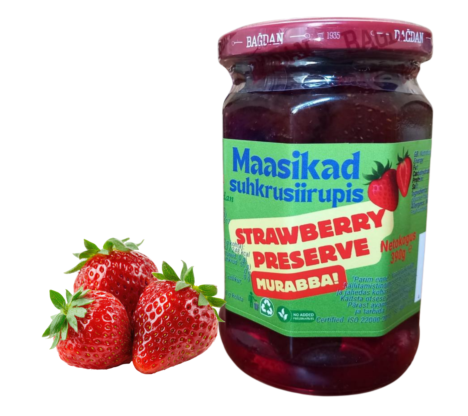 Nutri Eesti Erdbeeren-Confiture Extra