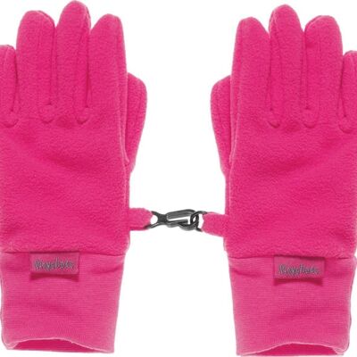 Finger glove fleece -pink