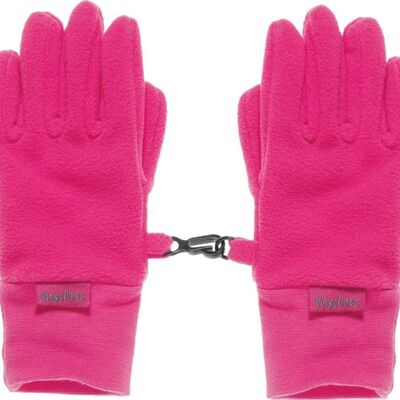 Finger-Handschuh Fleece -pink