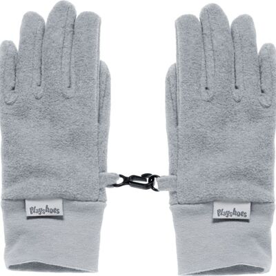 Finger glove fleece -grey