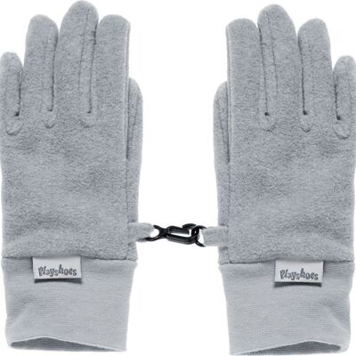 Finger glove fleece -grey