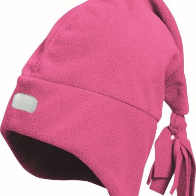 Fleece pointed cap -pink