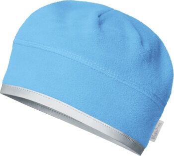 Bonnet polaire adapté aux casques - bleu aqua 1