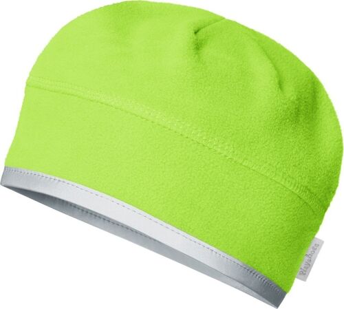 Fleece-Mütze helmgeeignet -grün