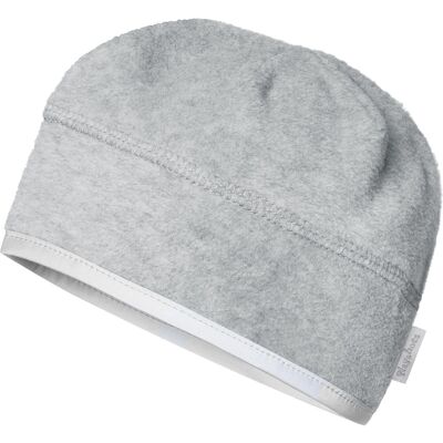 Fleece hat suitable for helmets -grey/melange