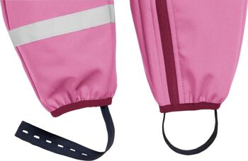 Salopette softshell - rose 2